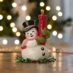 Bethany Lowe Christmas Holly Berry Snowman Candle TJ4321. Fixed Price $194.99.