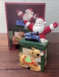 Lenox Rudolph The Nosed Reindeer Covered Candy Dish Christmas Holiday Jar. Fixed Price $29.95.