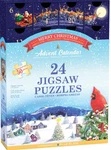 Eurographics Sealed Merry Christmas Advent Calendar - 24 Puzzles W/ 50 Pcs Each. Fixed Price $35.00.