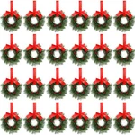 Lyrow 24 Pcs Christmas Bulk Artificial Wreaths Decoration Ch.... Fixed Price $121.39.