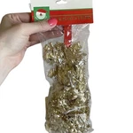 Kurt Adler Santa World Gold Angel Bells Christmas Plastic Garland Holiday Decor. Fixed Price $10.00.