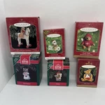 Lot Of 6 Hallmark Keepsake Ornaments, Pony, Ready Teddy, Owliver, Cool Decade. Fixed Price $10.90.