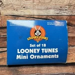 Looney Tunes Mini Ornaments Set Of 18 Figural Christmas Holiday Decor Warner Vtg. Fixed Price $9.87.