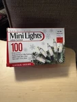 Everstar 100 Led Clear Bulb Mini String Lights Green Wire Christmas New. Fixed Price $9.78.