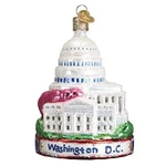 Old World Christmas Washington (20088) Glass Ornament W/ Owc Box. Fixed Price $27.99.