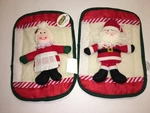 New Christmas Gag Gifts Collections Etc Santa & Mrs Claus Mitts Covers 8X11. Fixed Price $6.99.