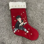 Vintage 2000 Harry Potter Christmas Stocking Red Gold Stars Kurt Adler. Fixed Price $10.12.