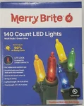 Merry Brite 140 Count Led Mini-style Light Multi Bulb / Green Wire. Fixed Price $19.98.