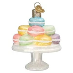 Old World Christmas 3.50IN Fancy Macarons, Glass, Confectionary Dessert 32648. Fixed Price $33.99.