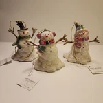Melrose Christmas Ornaments Set Of 3 Snowmen New With Tags. Fixed Price $14.44.