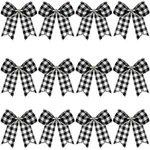 12 Pcs Red Valentines Velvet Bows Decorations 6 Inch Christmas Ornaments. Fixed Price $24.17.