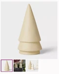 Studio Mcgee Matte Ceramic Christmas Tree Figural Sculpture Threshold Holiday 8". Fixed Price $15.79.
