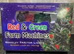 Tractor/ Farm Machines Christmas Lights Red & Green Item L-1. Fixed Price $17.99.