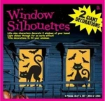 Amscan Cats & Bats Window Silhouette Halloween Trick Treat Decoration, Plasti. Fixed Price $19.99.