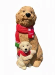 New 2.5 Ft Led Golden Doodle Puppy Home Accents Christmas Blow Mold Depot 2025. Fixed Price $119.99.