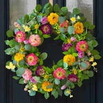 Chvista Spring Wreaths For Front 24 Inch Outdoor With Peon.... Fixed Price $53.19.