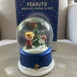 Hallmark Peanuts Snow Globe Christmas Musical Snoopy Charlie 50TH Anniversary. Fixed Price $19.97.