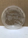 Celebrations Crystal Clear 7IN. Twas The Night Before Christmas Frosted Plate. Fixed Price $37.97.