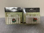 Christmas Village Wooden Fence Accessory Lot Of 2 Nip. Fixed Price $9.99.
