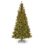 National Tree Company 6.5 Ft. Pre-lit Aspen Spruce Slim With Clear Lights. Fixed Price $126.00.