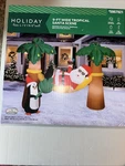 Gemmy 6.5 Ft Santa Tropical Christmas Scene Airblown Inflatable Nib. Fixed Price $249.99.