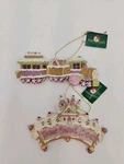2 Kurt Adler Ornament "home Sweet Home" "holiday Train" Resin Gingerbread W4785. Fixed Price $13.98.