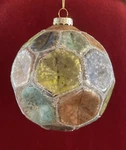 Zodax Dimpled Tint Multi-colored Glass Ball Ornaments Set Of 4 New Box.. Fixed Price $30.00.