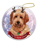 Holiday Pet Gifts Goldendoodle Red Dog Porcelain One Size, Multi Color. Fixed Price $29.99.