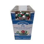 Holiday Time 70 Led Glass G15 Lights 62-020A String Globe Round Christmas. Fixed Price $24.99.