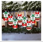 2 New Gemmy Disney Magic Holiday Mickey & Minnie Snowmen Led Light String Set 8. Fixed Price $30.00.