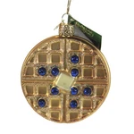 Old World Christmas 3.25IN Waffle, Glass, Blueberry Butter Syrup 32444. Fixed Price $25.99.