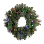 4-PACK Celebrations Platinum 26" Led Prelit Multicolor Mixed Pine Wreath. Fixed Price $283.22.