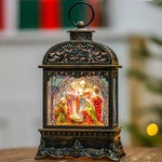 Christmas Globes, Manger Snowflake Ball Adoration Of The Magi Nativity S.... Fixed Price $61.78.