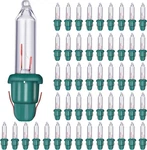 Mudder 50 Pcs Replacement Mini Light Bulbs Christmas Tree 2.5 V Incandescent Gla. Fixed Price $16.21.