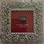 Christmas Tree Ornament Photo Picture Frame Filigree Ornate Studio Decor New. Fixed Price $12.00.