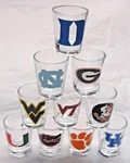Ncaa 2 Oz Shot Glass With Team Logo By The Memory Co. Select Below. Fixed Price $9.99.