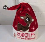 Rudolph Dancing Christmas Musical Santa Hat -dan Sings Moves Collect. Fixed Price $18.33.