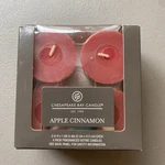 Votive Candles Apple Cinnamon Chesapeake Bay 4 Pack New Box. Fixed Price $11.95.