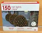 New Unopened Holiday Time Net Clear Lights Indoor Outdoor Christmas. Fixed Price $8.00.