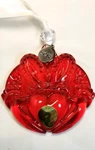 Waterford 2018 Ruby Claddagh Christmas Ornament 3" Boxed W/tags # 40033049. Fixed Price $127.20.