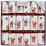 Robin Reed H5 Traditional Santa With Bells - 6PC 12" Party Crackers 62416.PIC.... Fixed Price $35.69.