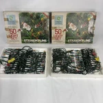 2 Vintage 50 Merry Midget Straight Line Christmas Lights Box 95% Working. Fixed Price $14.99.