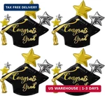 4PCS Graduation Cap Balloons Big Congrats Hat Foil For Class Of 20. Fixed Price $12.49.