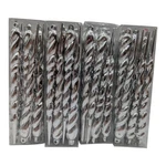 Target Wondershop 2024 Xmas Ornament 56 Silver Plastic Swirl Icicles Retro 5". Fixed Price $15.99.