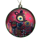Midwest-cbk Brown Deer Fawn Glitter Disk Glass Christmas Ornament 25408. Fixed Price $11.20.