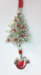 P2 Cardinal Tree Christmas Sympathy Crystal Expressions Ornament Ganz Heaven. Fixed Price $13.99.