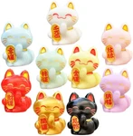 Ma- Ne- Lucky Cat Figurines 9PCS Miniature Japanese Statue Cute Fortune. Fixed Price $20.34.