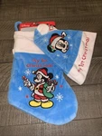 Disney Baby First Mickey Mouse Christmas Hat & Stocking Set Nwt. Fixed Price $14.99.