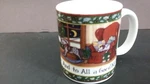 International Christmas Story By Susan Winget 3/4" Mug Rocking Horse Window. Fixed Price $19.27.