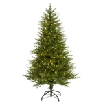 5' Wisconsin Fir Artificial Christmas Tree, Warm White Led, Bendable Branch. Fixed Price $241.59.